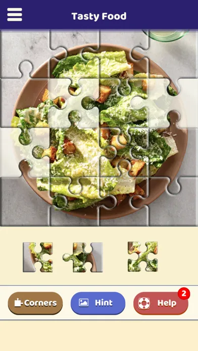 Zrzuty ekranu Tasty Food Puzzle