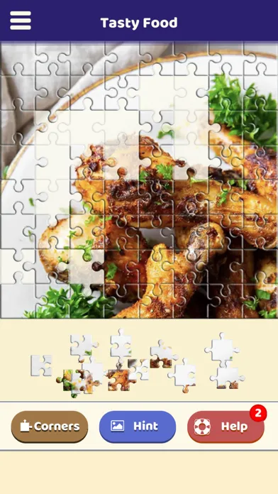 Zrzuty ekranu Tasty Food Puzzle