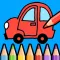 Vehicle Coloring Book