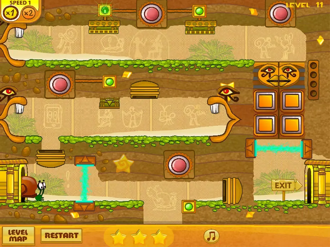 Screenshot di Egypt adventure - Snail Escape iPad 