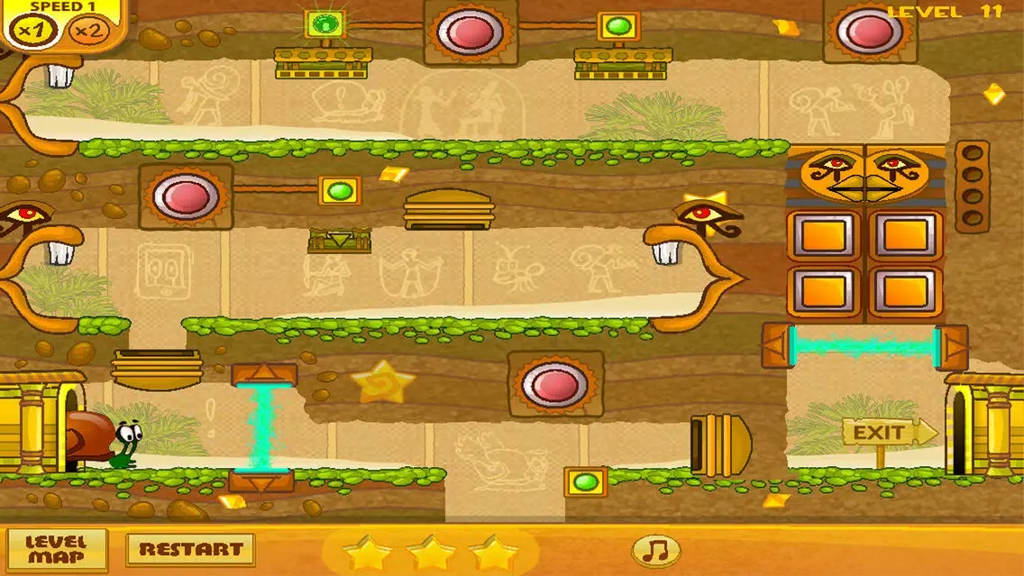 Screenshot di Egypt adventure - Snail Escape