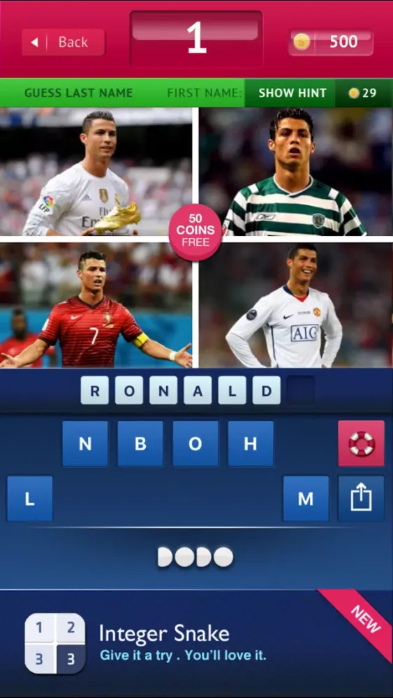 Ảnh chụp màn hình của Guess - Football