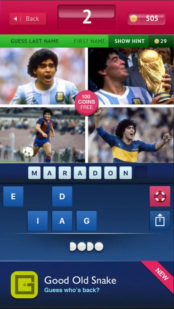 Ảnh chụp màn hình của Guess - Football