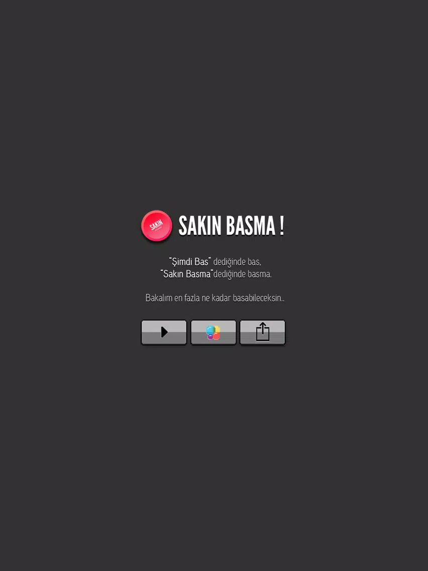 Sakın Basma iPad  स्क्रीनशॉट