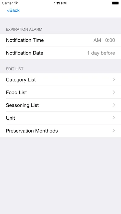Food No.7 Free--Fridge,Food,Shooping List and Cooking سکرین شاٹس