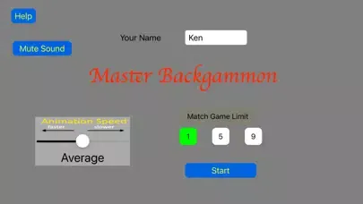 Screenshot di Master Backgammon