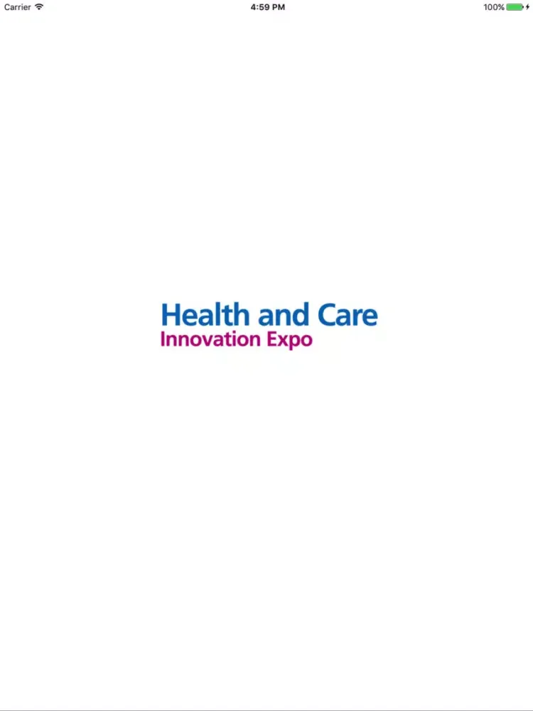 Capturas de tela do Health & Care Innovation Expo iPad 