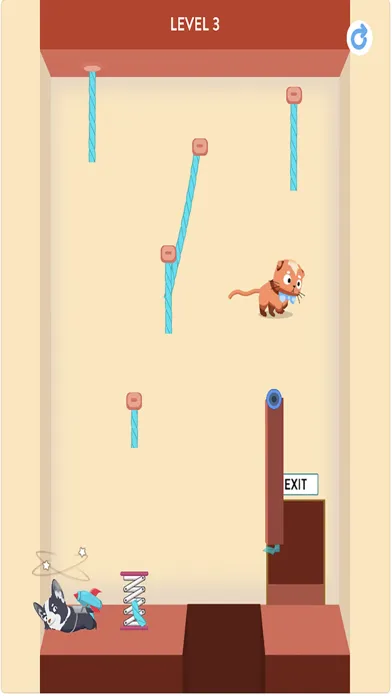Tangkapan layar Dogs Vs Cats: Draw to Save