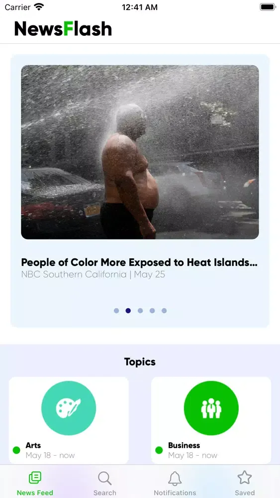 Captures d'écran de Newsflash Speed Reader