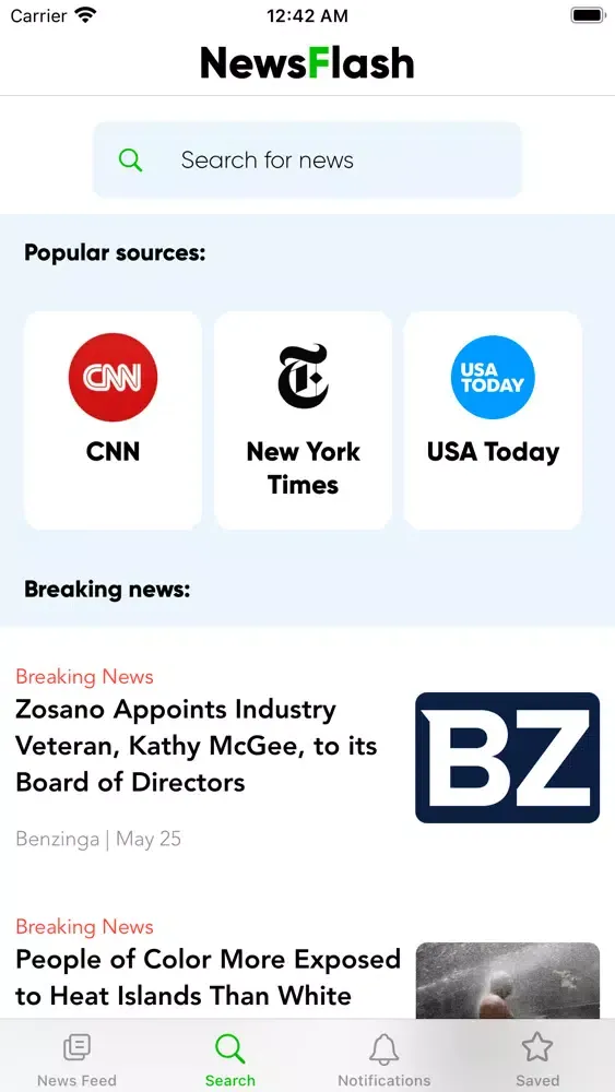 Captures d'écran de Newsflash Speed Reader