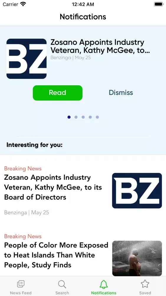 Captures d'écran de Newsflash Speed Reader