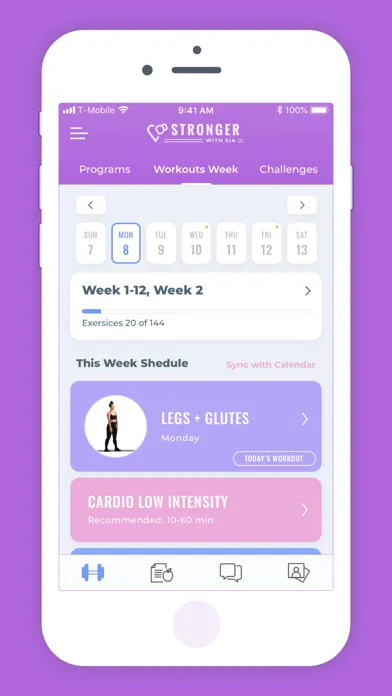 Capturas de pantalla de Stronger: Women’s Fitness App
