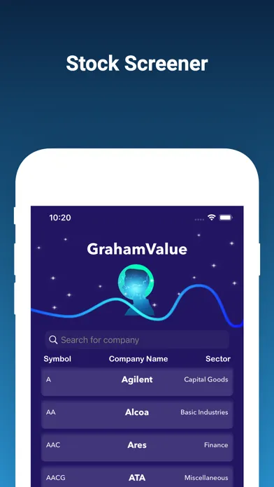 Capturas de tela do Fair Market Value: GrahamValue