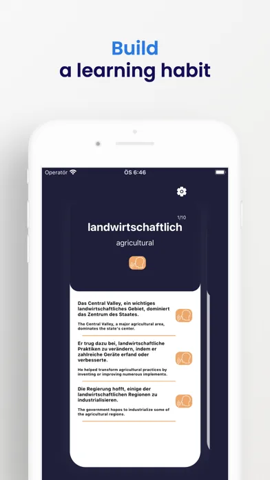 Capturas de tela do Floword Easy Language Learning