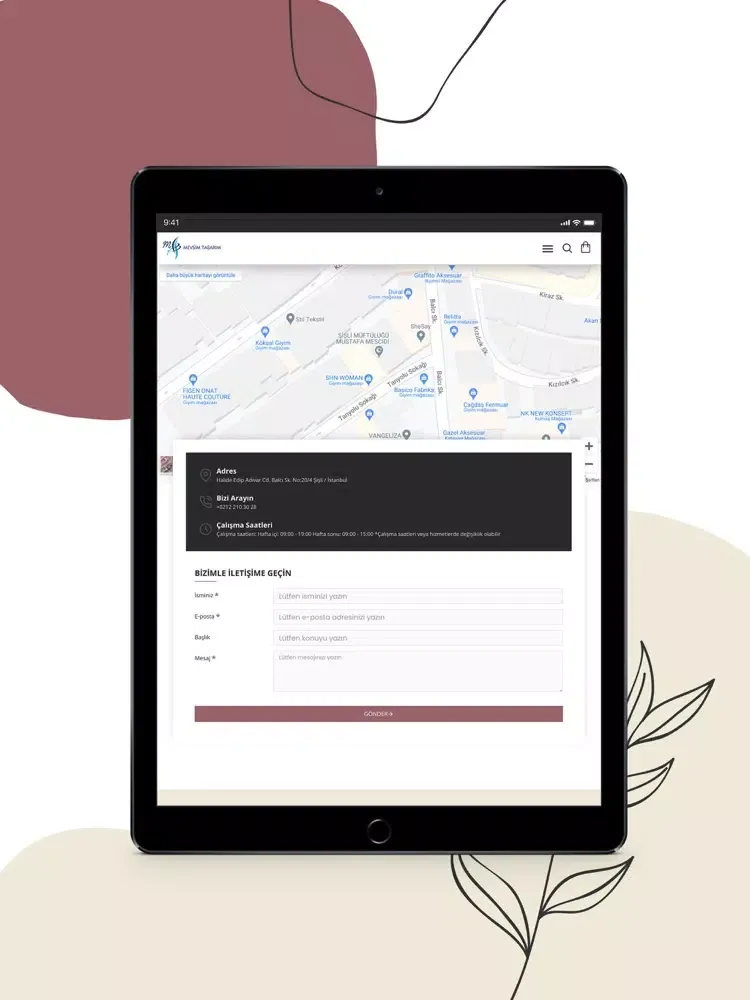 Mevsim Tasarım iPad  스크린샷