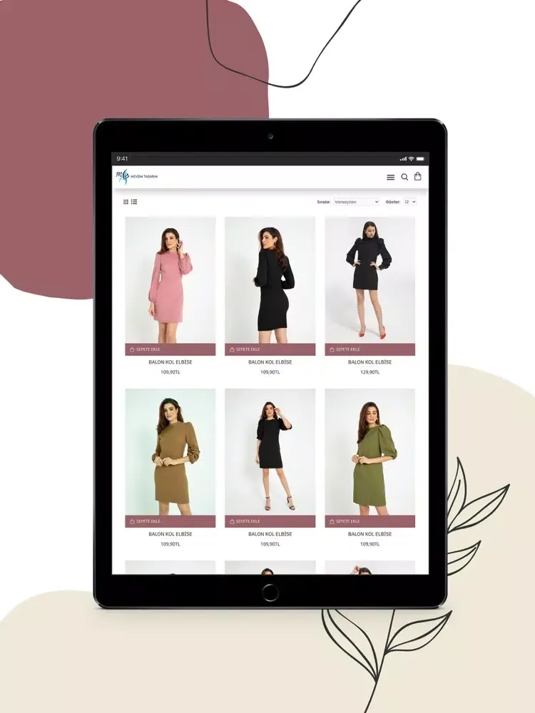 Mevsim Tasarım iPad  스크린샷