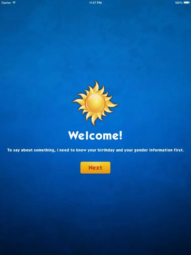 Sun Fortune iPad  स्क्रीनशॉट