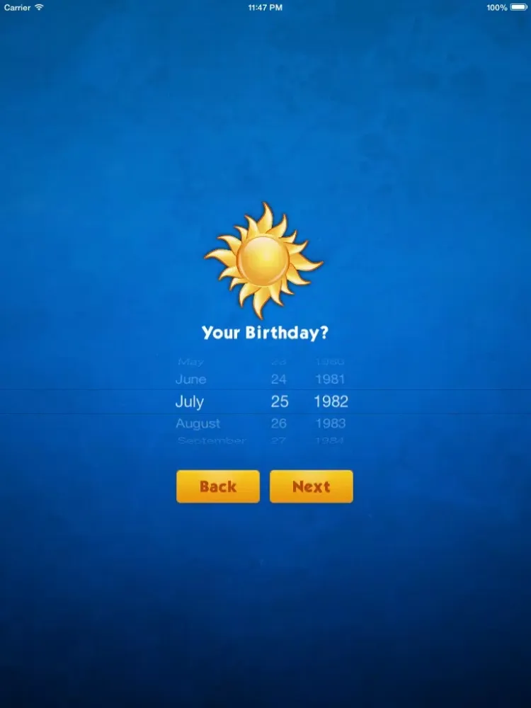 Sun Fortune iPad  स्क्रीनशॉट