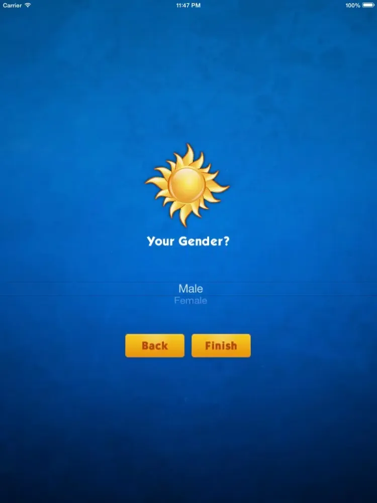 Sun Fortune iPad  स्क्रीनशॉट