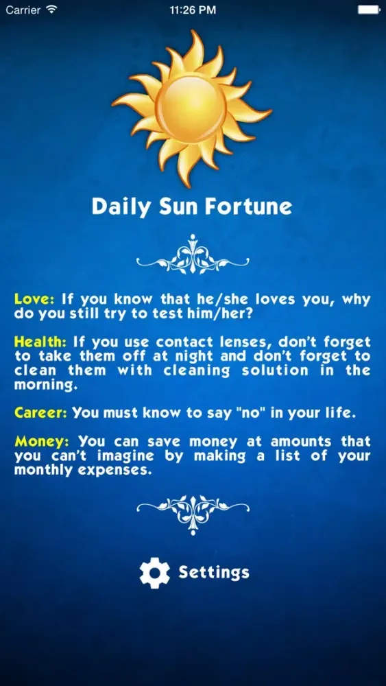 Sun Fortune स्क्रीनशॉट