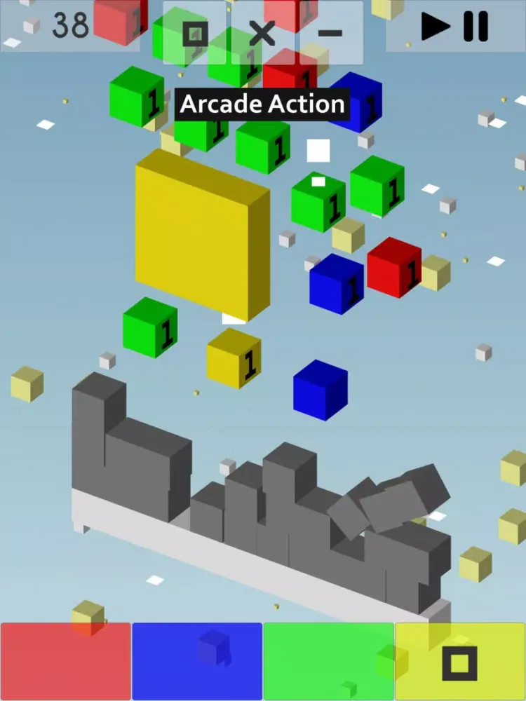 Cubefall - Stack & Pop iPad  سکرین شاٹس