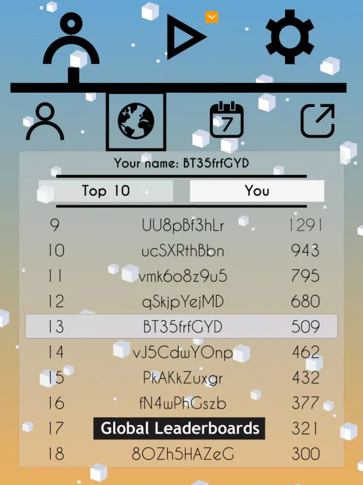 Cubefall - Stack & Pop iPad  سکرین شاٹس