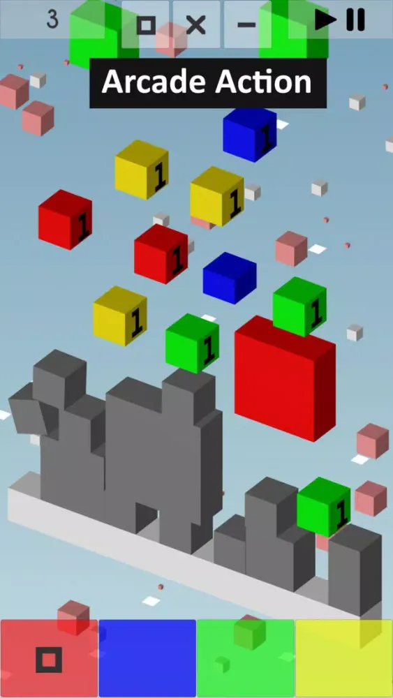 Cubefall - Stack & Pop سکرین شاٹس