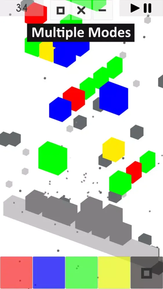Cubefall - Stack & Pop سکرین شاٹس