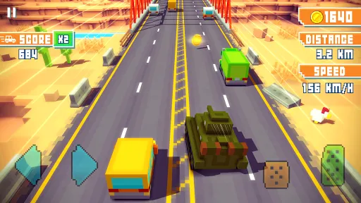 صور Blocky Highway: Traffic Racing