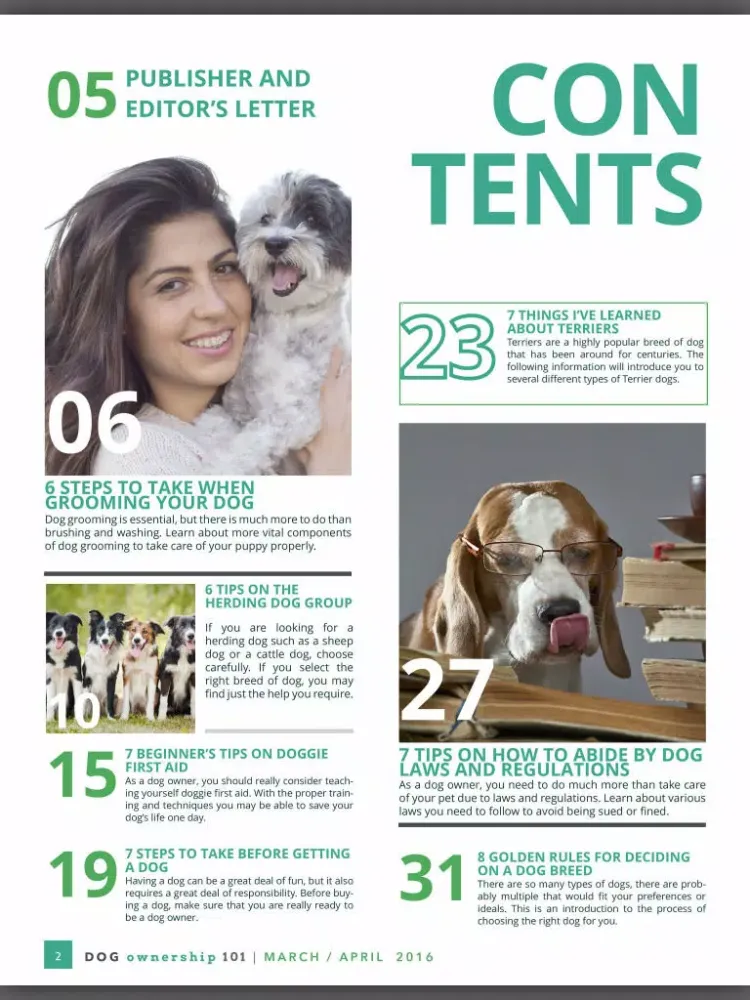 Captures d'écran de Dog Ownership 101 Magazine iPad 