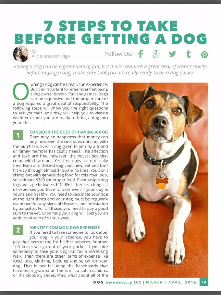 Captures d'écran de Dog Ownership 101 Magazine iPad 