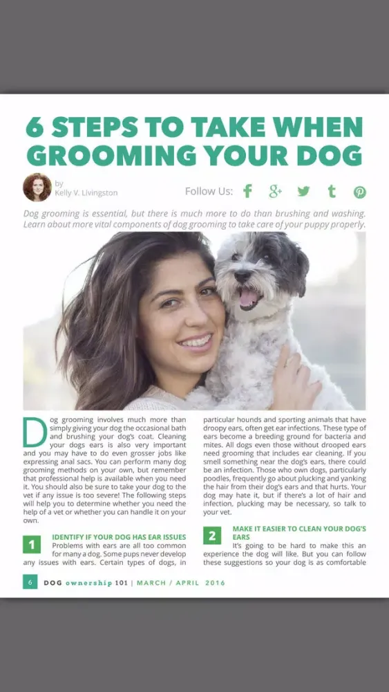 Captures d'écran de Dog Ownership 101 Magazine