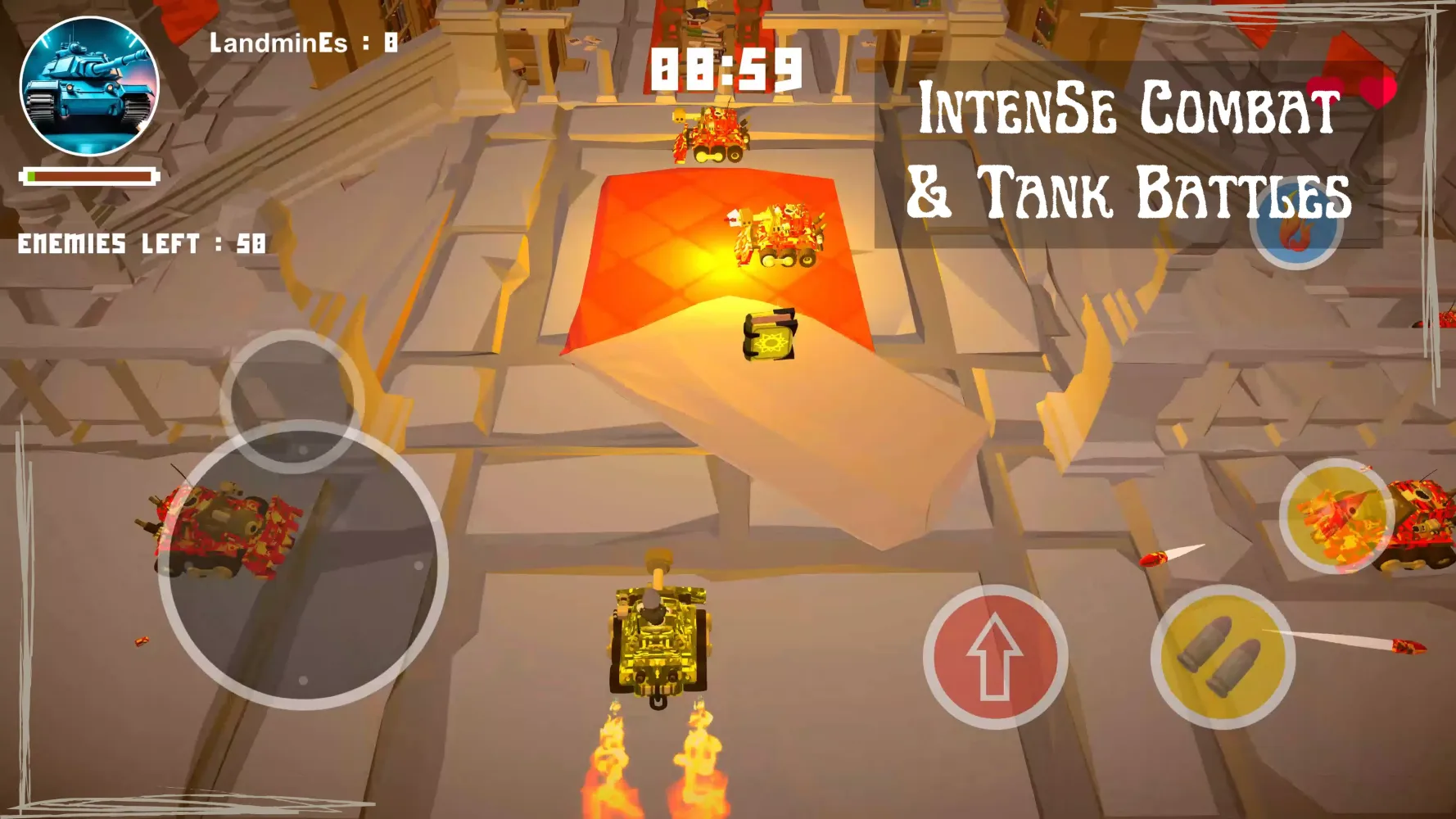 Tank Clash : The Battlefield Screenshots