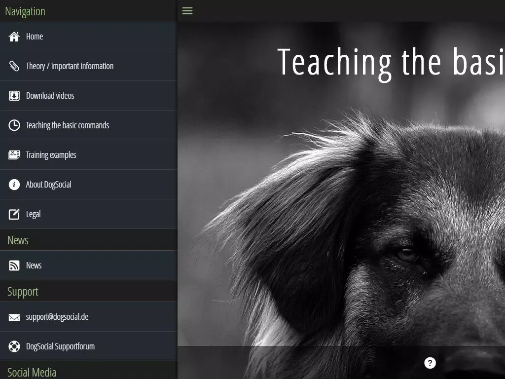 DogSocial Dog Training FREE - Teaching the Basic Commands iPad 應用截圖