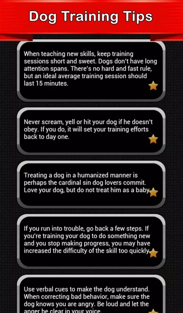 Dog Training Tips スクリーンショット