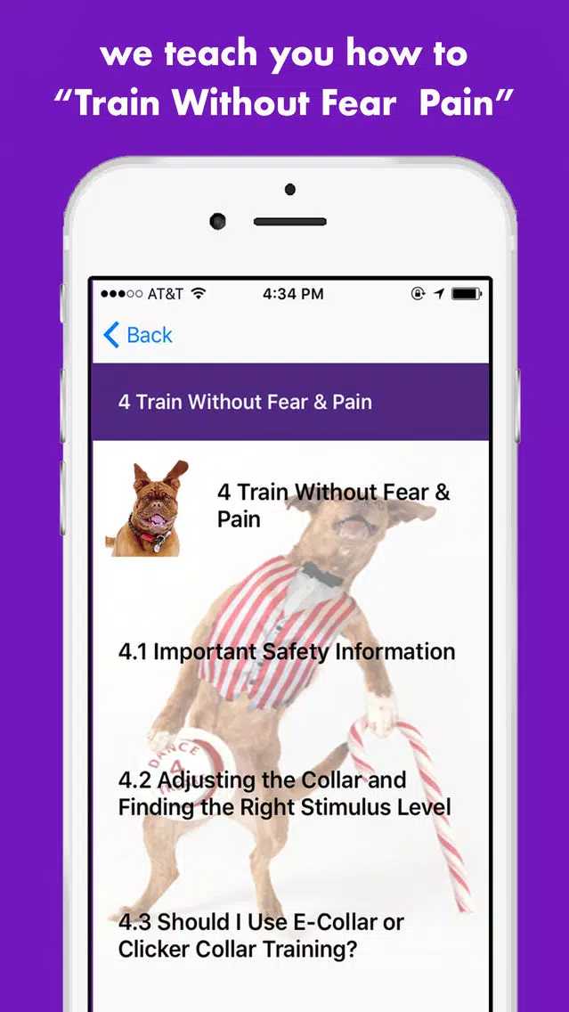 Captures d'écran de Clicker Collar Dog Trainer