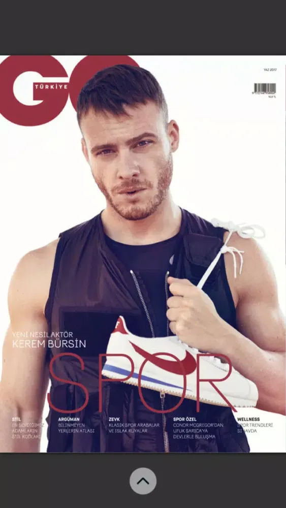 Captures d'écran de GQ Türkiye