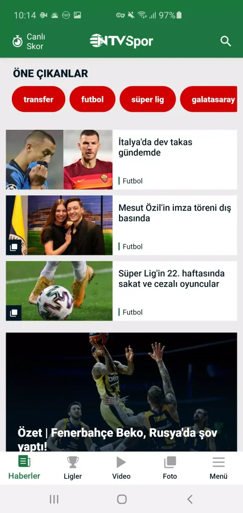 NTV Spor - Sporun Adresi Screenshots
