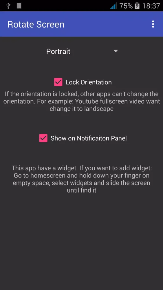 Rotate Screen 2 Screenshots