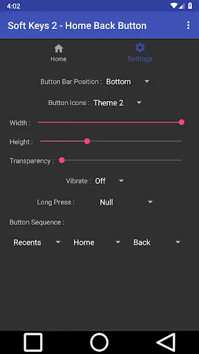 Soft Keys 2 - Home Back Button スクリーンショット