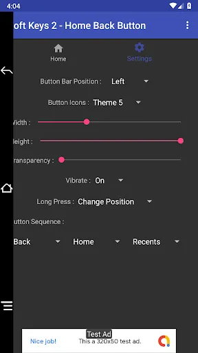 Soft Keys 2 - Home Back Button スクリーンショット