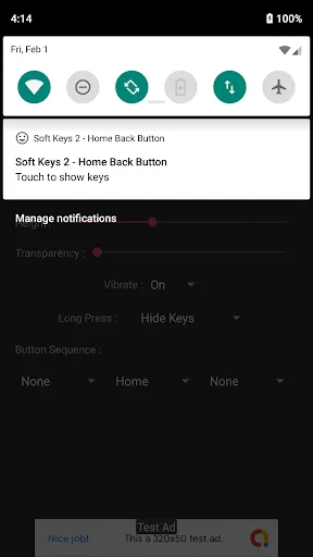 Soft Keys 2 - Home Back Button スクリーンショット