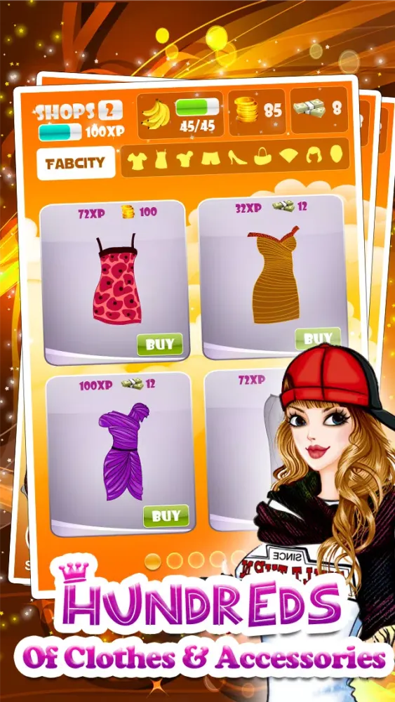 Zrzuty ekranu Fashion PopStar City – World of Design & Luxury Celebrity Shopping