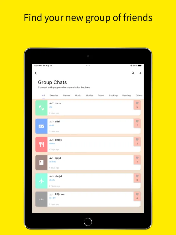 Tangkapan layar TalkCode - Chatting App iPad 