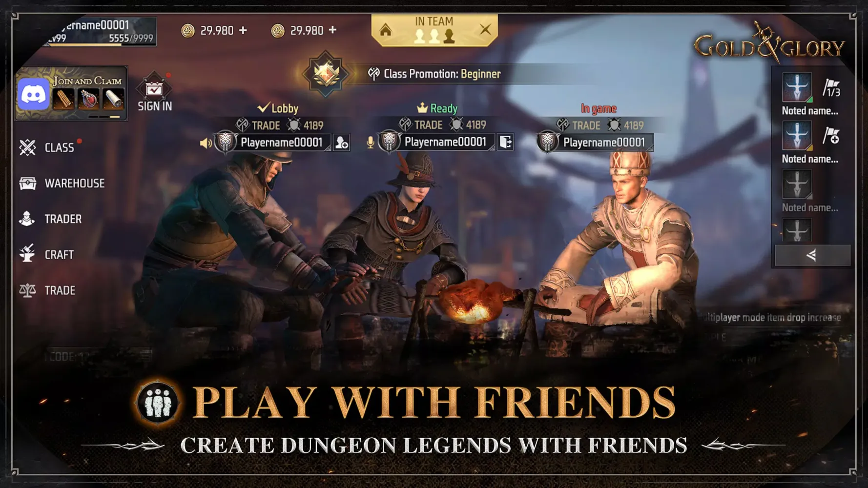 Gold and Glory Screenshots