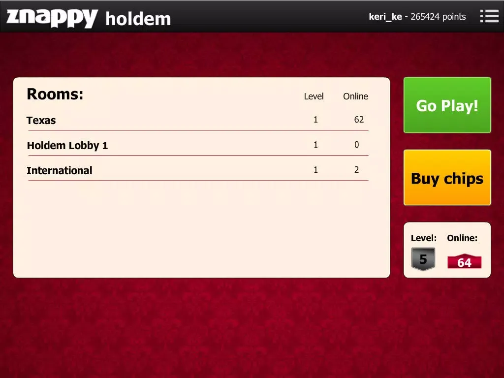 Holdem Znappy iPad 应用截图