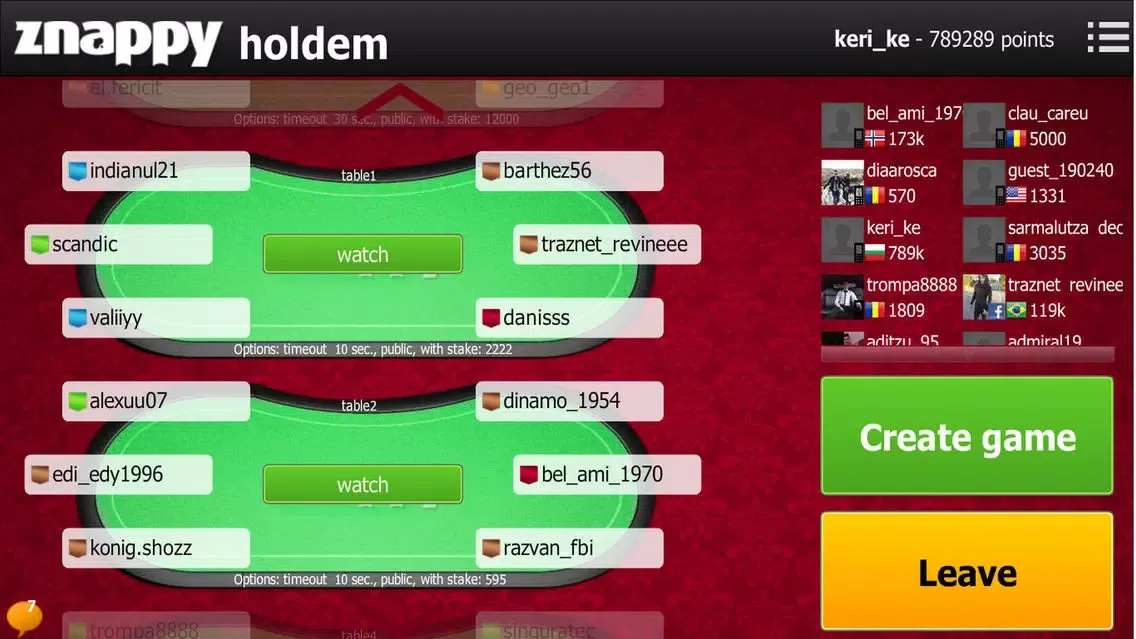 Holdem Znappy应用截图