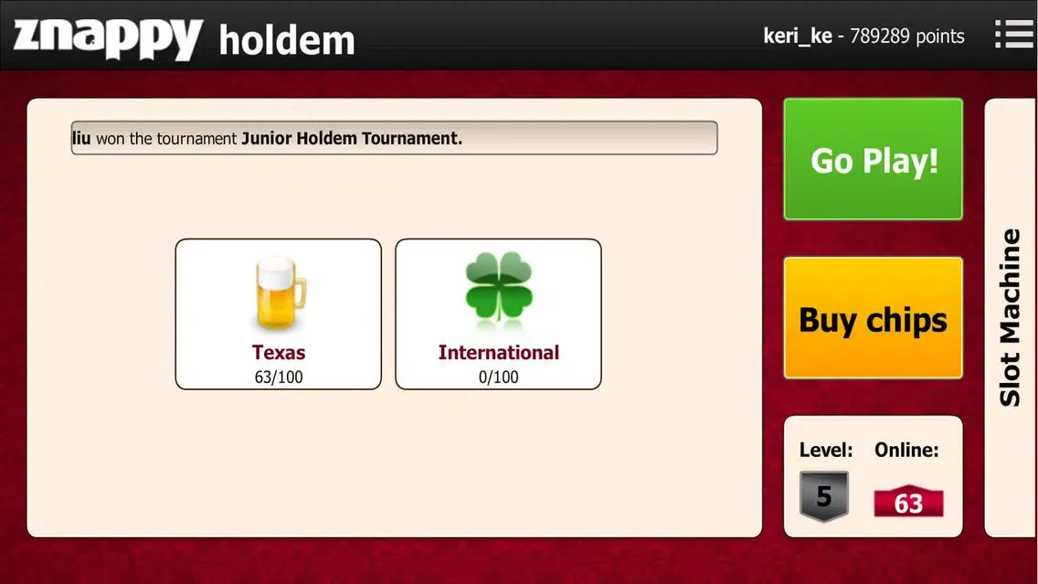 Holdem Znappy应用截图