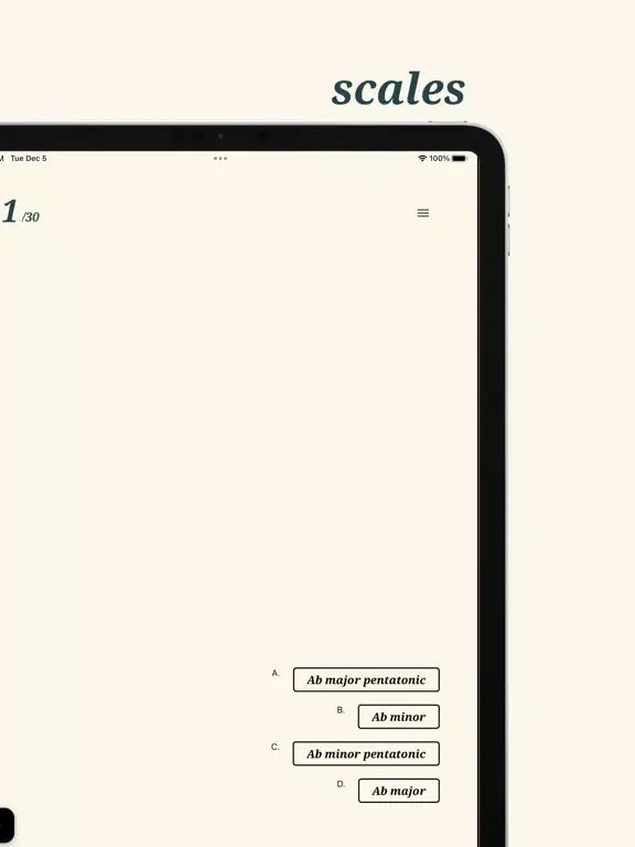 soundbite - ear trainer iPad  Ekran Görüntüleri