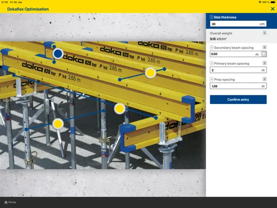 Screenshot di Doka Tools iPad 